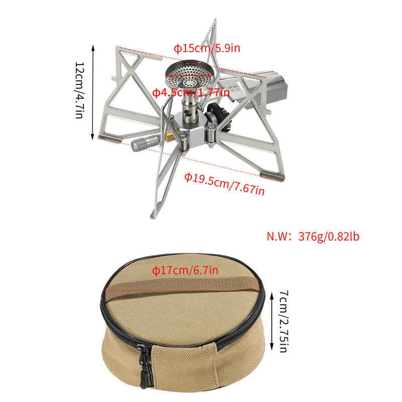 Rocket Gas Stove CampingMoon
